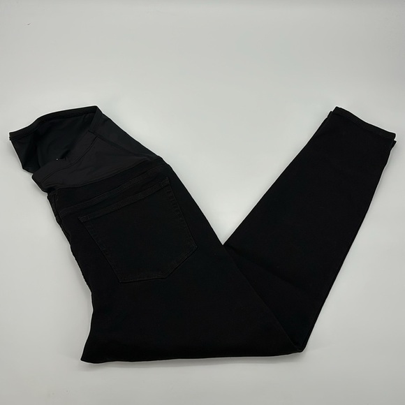 J Crew Factory maternity jean signature stretch Clean Black wash size 31 AO592 - Picture 4 of 11